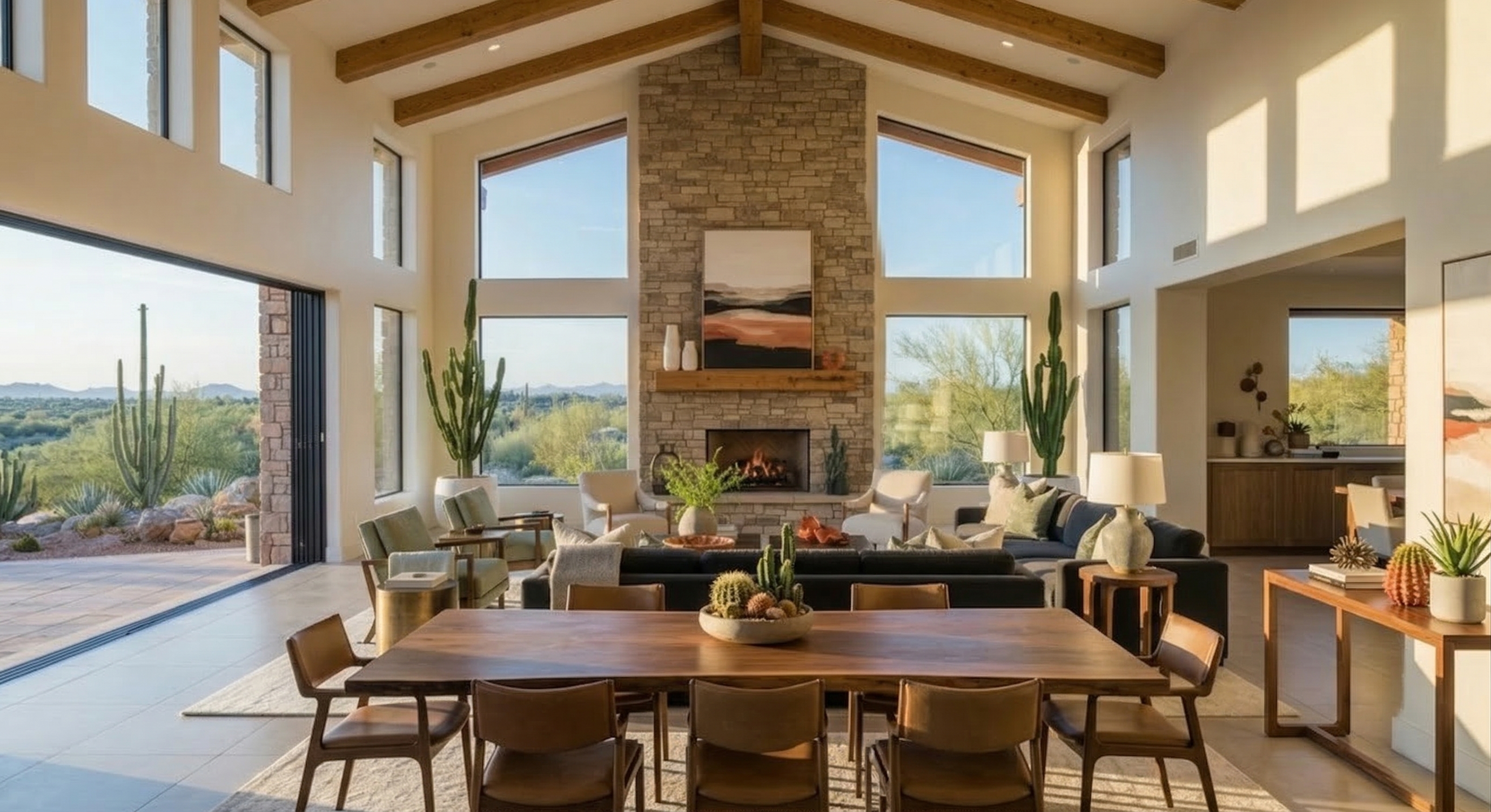 Great Room Design: How to Make One Large Space Feel Like Several — luxury interior design, Scottsdale Arizona, Park Avenue Design