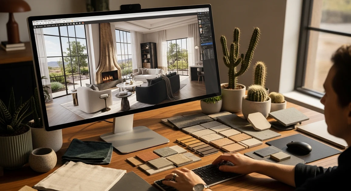 Working With a Designer Remotely: How Virtual Interior Design Works — luxury interior design, Scottsdale Arizona, Park Avenue Design